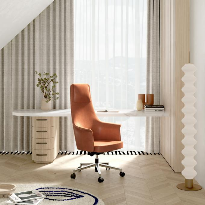 أحدث مدونات الشركة حول الكراسي التنفيذية من الجلد مقابل القماش: لماذا يفوز الجلد البني